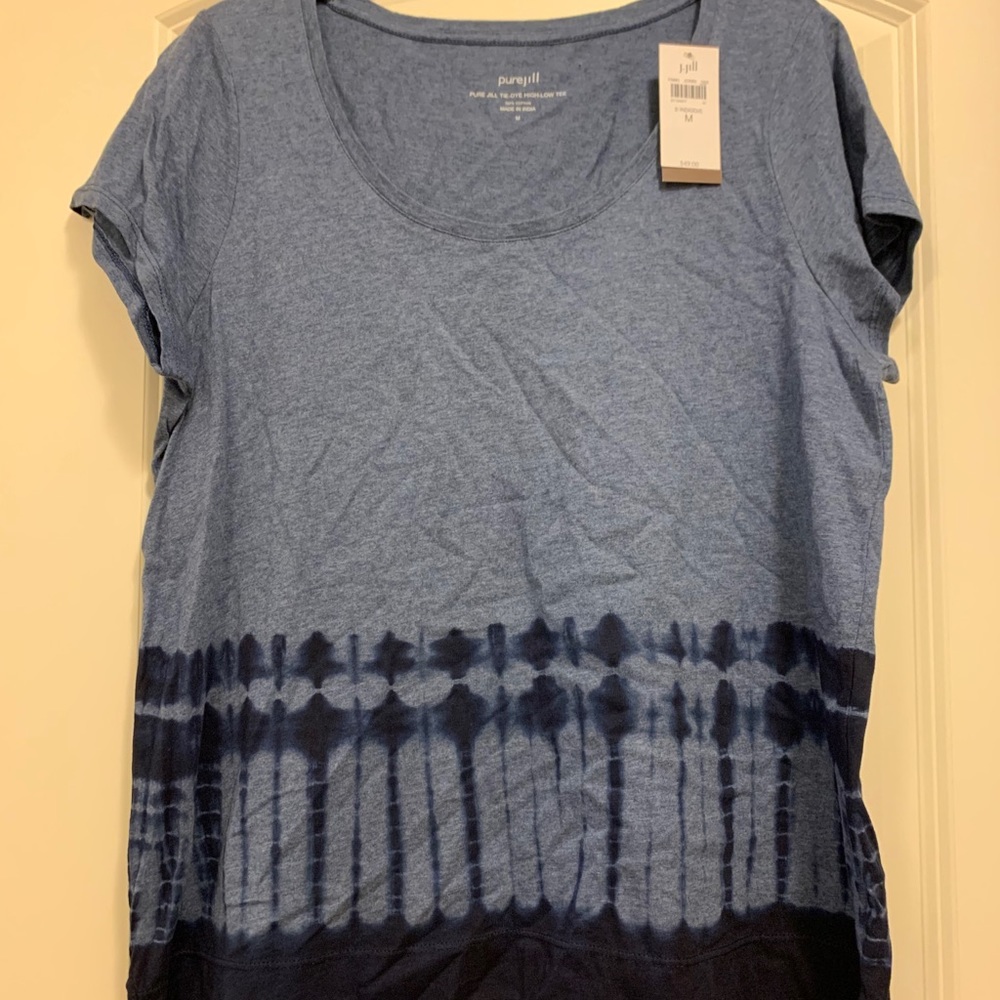 Tie-dye shirt sleeve top